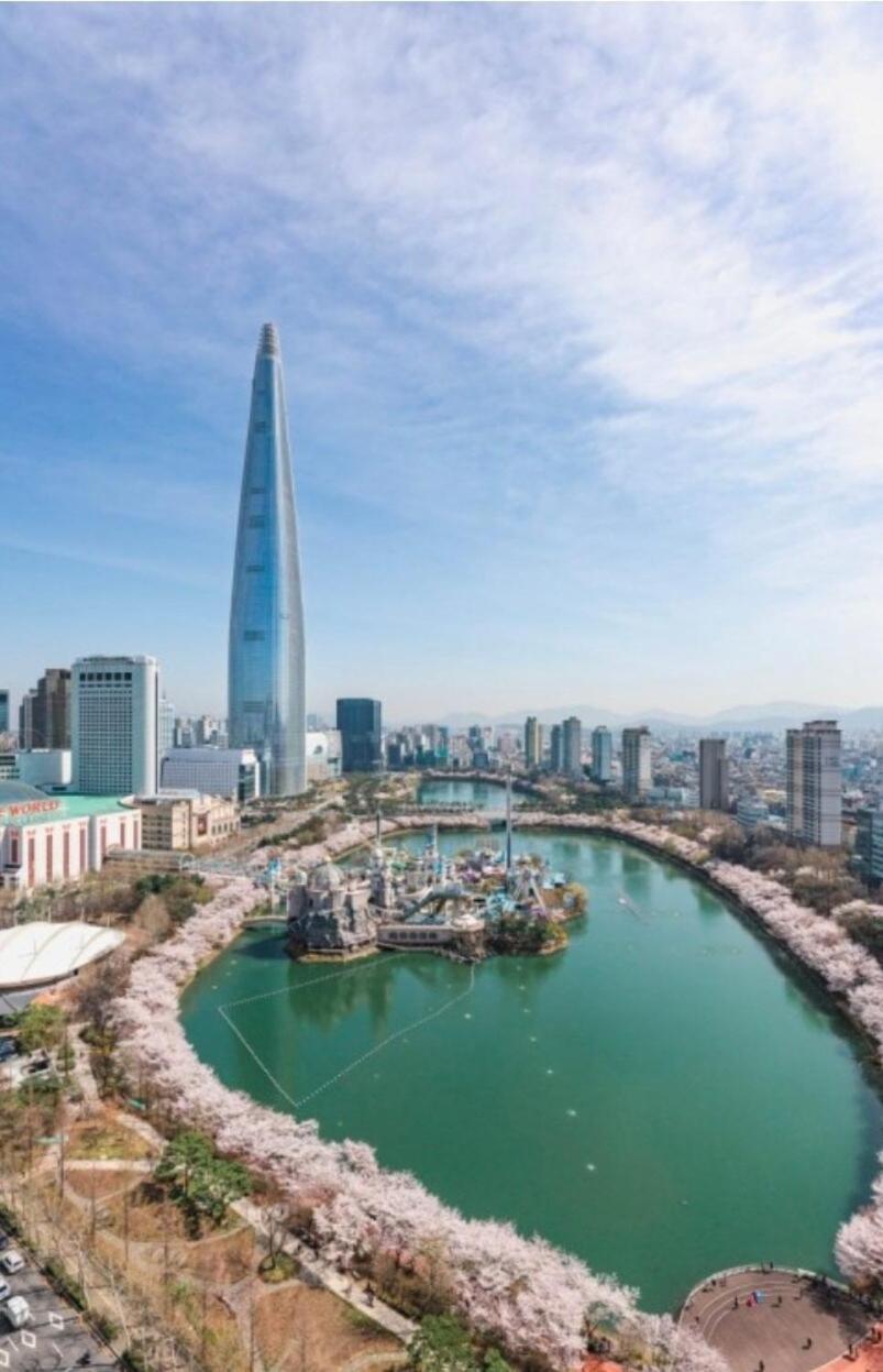 Urban Corner New Building 2 Rooms, 1 Living Room, 1 Kitchen # Seokchon Cherry Blossom # Lotte World # Kspo Pousada